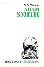 Cover of: Adam Smith. ( Einführungen).