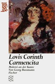 Cover of: Lovis Corinth: Carmencita, Malerei an der Kante