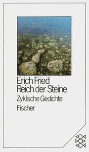 Cover of: Reich der Steine: zyklische Gedichte