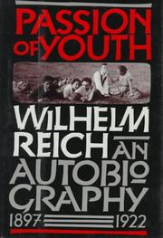 Leidenschaft der Jugend by Wilhelm Reich