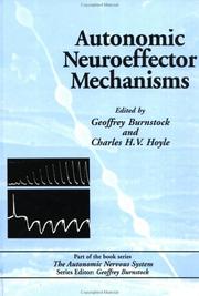 Cover of: Autonomic neuroeffector mechanisms
