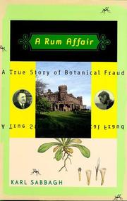 Cover of: A Rum Affair by Karl Sabbagh