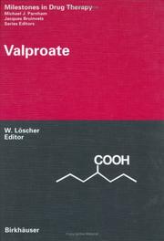 Cover of: Valproate by Löscher
