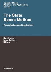 The state space method : generalizations and applications