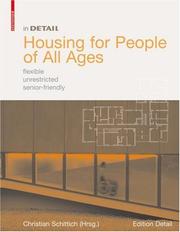 Cover of: In Detail: Housing for People of All Ages: flexible, unrestricted, senior-friendly (In Detail (englisch))