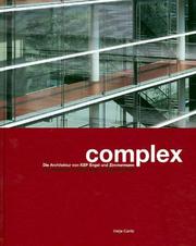 Cover of: Complex: Architecture Of Ksp Engel And Zimmermann