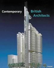 Cover of: Contemporary British Architects: Recent Projects from the Architecture Room of the Royal Academy Summer Exhibition (Architecture)