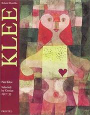 Cover of: Paul Klee: selected by genius, 1917-1933