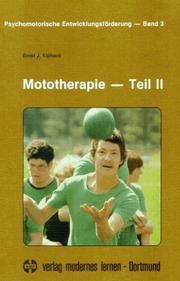 Cover of: Mototherapie 2.