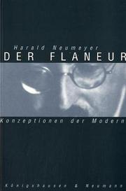 Cover of: Der Flaneur: Konzeptionen der Moderne