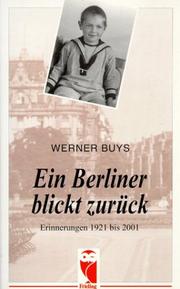 Ein Berliner blickt zurück by Werner Buys