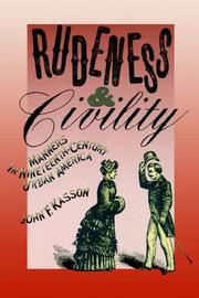 Cover of: Rudeness & civility