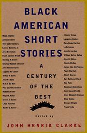 Cover of: Black American short stories
