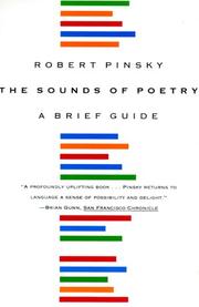 Cover of: The Sounds of Poetry by Robert Pinsky