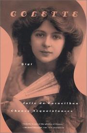 Cover of: Gigi: Julie de Carneilhan ; Chance acquaintances
