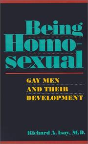 Cover of: Being Homosexual by Richard A. Isay