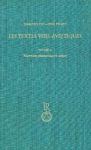 Cover of: Les Textes vieil-avestiques