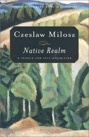 Cover of: Native realm: a search for self-definition
