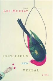 Cover of: Conscious and Verbal: Poems