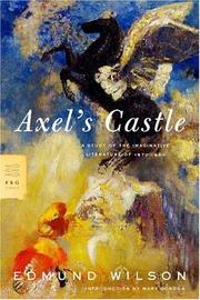 Axel's castle by Edmund Wilson