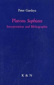 Cover of: Platons Sophistes: Interpretation und Bibliographie