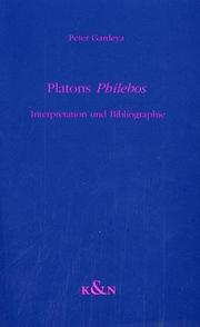 Cover of: Platons Philebos: Interpretation und Bibliographie