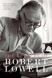 Cover of: The Letters of Robert Lowell