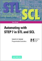 Automating with STEP 7 in STL and SCL : programmable controllers SIMATIC S7-300/400