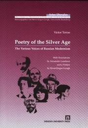 Cover of: Poetry of the Silver age: the various voices of Russian modernism