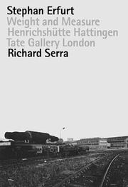 Cover of: Stephan Erfurt & Richard Serra: Weight and Measure