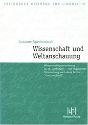 Wissenschaft und Weltanschauung by Susanne Speckenbach