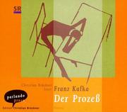 Cover of: Der Prozeß. 7 CDs. by Franz Kafka, Christian Brückner