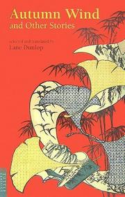 Cover of: Autumn Wind and Other Stories (Tuttle Classics of Japanese Literature)