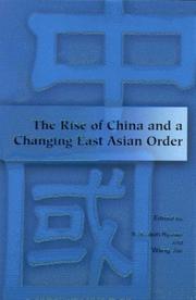 The rise of China and a changing East Asian order