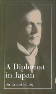 Cover of: A Diplomat in Japan by Ernest Mason Satow