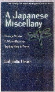 Cover of: A Japanese Miscellany by Lafcadio Hearn