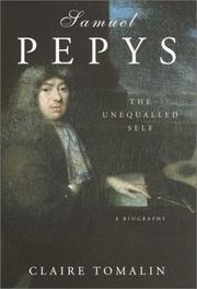 Samuel Pepys by Claire Tomalin