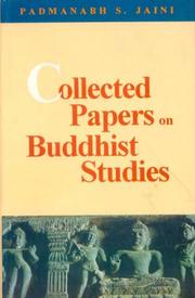Cover of: Collected papers on Buddhist studies
