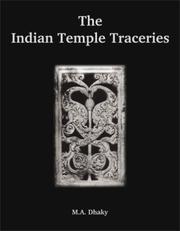 Cover of: The Indian temple traceries