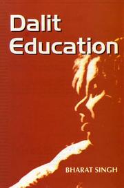Cover of: Dalit education