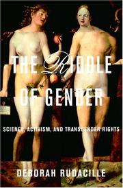 Cover of: The Riddle of Gender: Science, Activism, and Transgender Rights