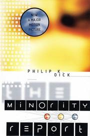 Cover of: The minority report by Philip K. Dick