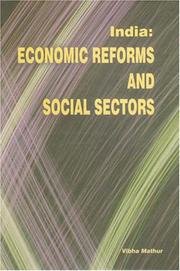 Cover of: India, economic reforms and social sectors