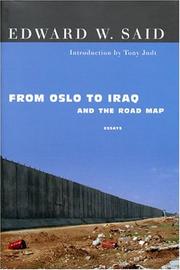 Cover of: From Oslo to Iraq and the road map
