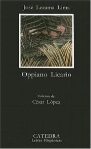 Cover of: Oppiano Licario