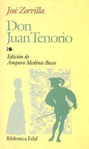 Cover of: Don Juan Tenorio by José Zorrilla