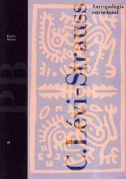 Cover of: Antropología estructural