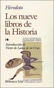 Cover of: Los nueve libros de la Historia