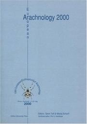 European Arachnology 2000 : 19th European Colloquium of Arachnology, Århus, Denmark, 17-22 July 2000