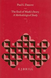 Cover of: The end of Mark's story: a methodological study